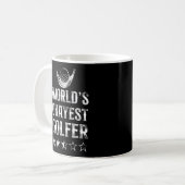 Golf World ist der beste Golfer Kaffeetasse (Vorderseite Links)