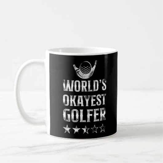Golf World ist der beste Golfer Kaffeetasse (Links)