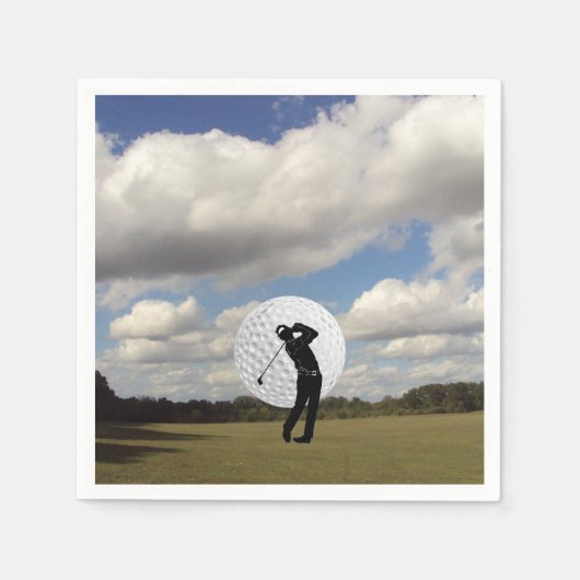 Golf World Serviette (Vorderseite)