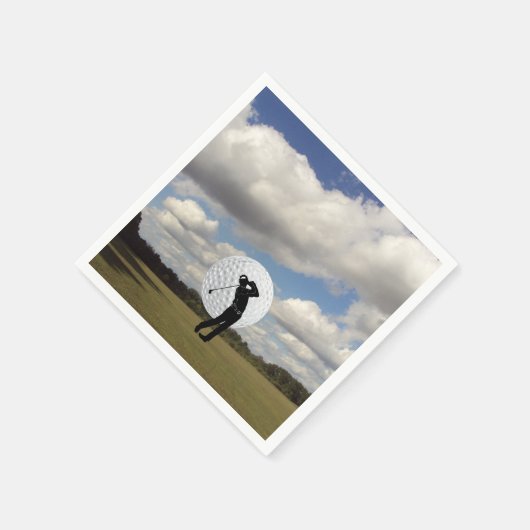 Golf World Serviette (Ecke)