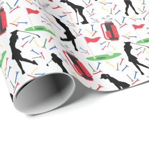 Golf Wrapping Paper Geschenkpapier