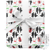 Golf Wrapping Paper Geschenkpapier