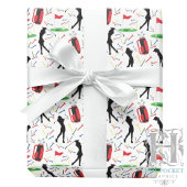 Golf Wrapping Paper Geschenkpapier