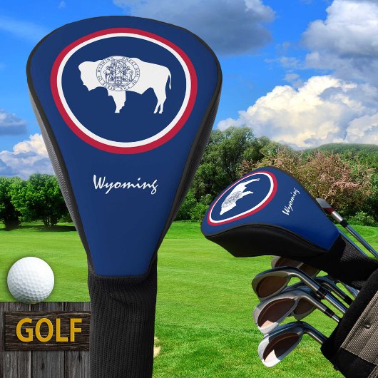 Golf Wyoming & Wyoming Flag / Golf Clubs Abdeckung Golf Headcover