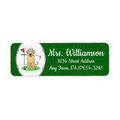 Golf Yellow Labrador Retriever (Yel 3) Hund - Nied (Vorne)