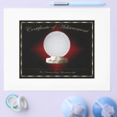 Golf-Zertifikat Flyer (Einzeln)