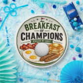 Golf-Zitat für Golf-Frühstück Pappteller (Party)