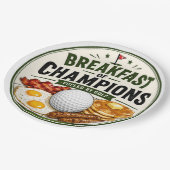 Golf-Zitat für Golf-Frühstück Pappteller (Schrägansicht)