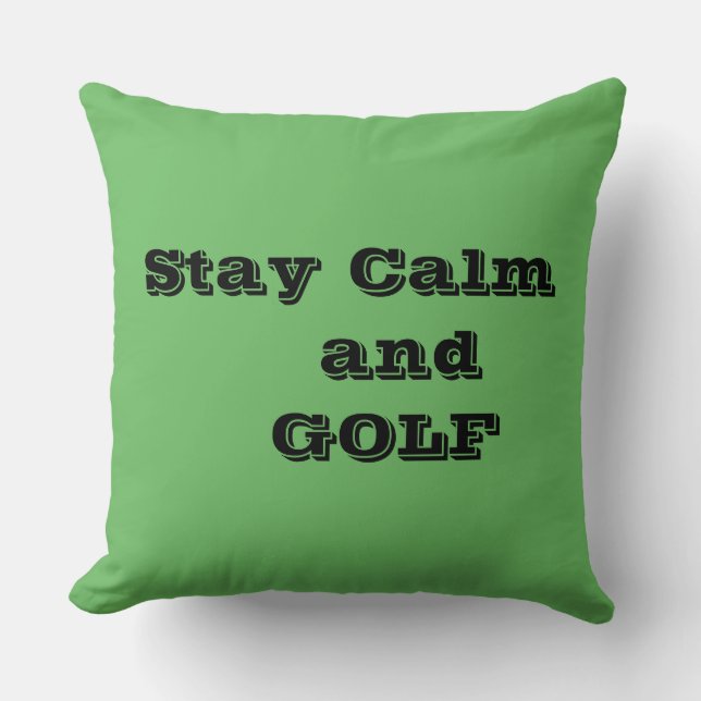 GOLF-Zitatpfanne Kissen (Vorderseite)