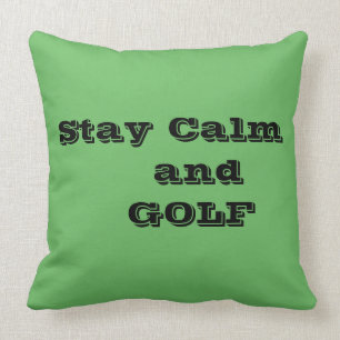 GOLF-Zitatpfanne Kissen