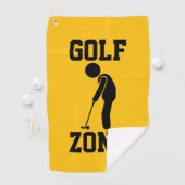 Golf Zone - Lustiger Golf Golfhandtuch (Insitu)