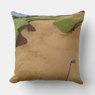 Golf zu nicht der Bunker, große Kissen. Kissen