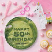 Golf zum 50. Geburtstag auf dem Golfplatz Pappteller (Party)