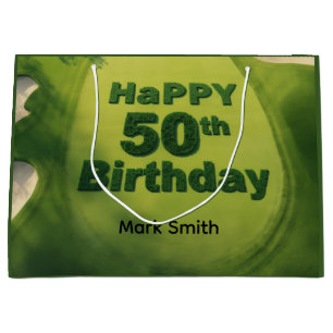 Golf zum 50. Geburtstag auf dem Putting Green für  Große Geschenktüte