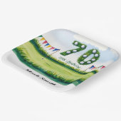 Golf zum 70. Geburtstag für Golfer Pappteller (Gewinkelt)