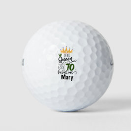 Golf zum 70. Geburtstag mit Golf Flag Golfball