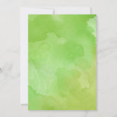 Golf zum Geburtstag Einladung für Kinder (Rückseite)