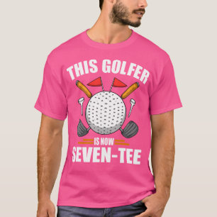 Golf zum Geburtstag für Männer 70-jähriger Golfer T-Shirt