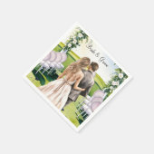 Golf zum Thema Golfer's Wedding Party Serviette (Ecke)