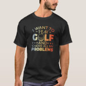 Golfangebot Golf Joke Golf Experte T-Shirt (Vorderseite)