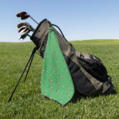 Golfanlage auf Grün Golfhandtuch (Gras)