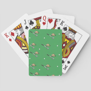 Golfanlage auf Grün Spielkarten