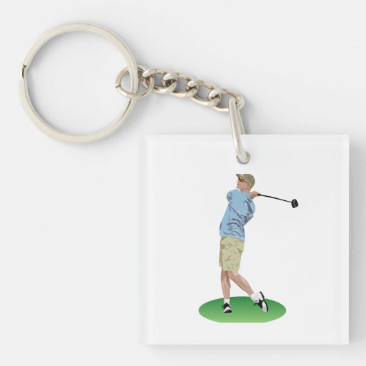 Golfantrieb Schlüsselanhänger (Vorderseite)