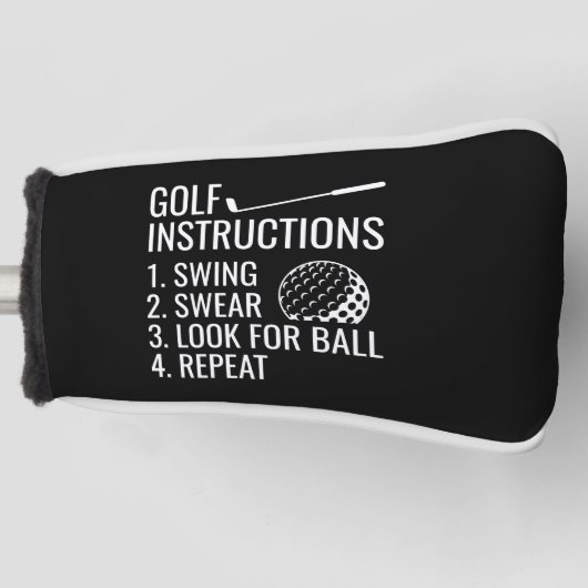 Golfanweisungen Golf Headcover (Vorderseite)