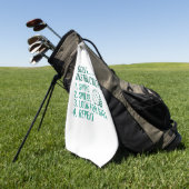 Golfanweisungen Golfhandtuch (Gras)