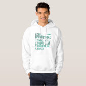 Golfanweisungen Hoodie (Vorne ganz)