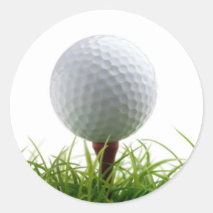 Golfaufkleber Runder Aufkleber