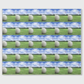 Golfball 4 geschenkpapier (Flach)