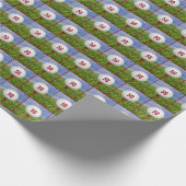 Golfball 50. Geburtstag Geschenkpapier (Ecke)