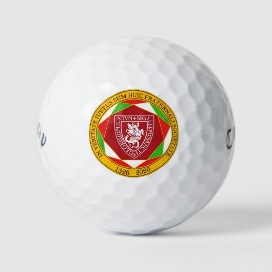 Golfball 700-Jahres-Jubiläumslogo (Vorderseite)
