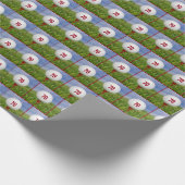 Golfball 70. Geburtstag Geschenkpapier (Ecke)