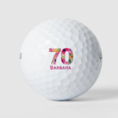 Golfball 70 Jahre eigener Golfball 70. Geburtstag (Vorderseite)