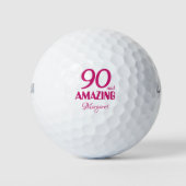 Golfball 90 Jahre eigener Golfball 90. Geburtstag (Vorderseite)