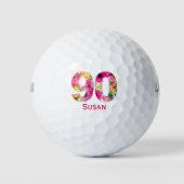 Golfball 90 Jahre eigener Golfball 90. Geburtstag (Vorderseite)