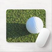 Golfball auf Golf-Grün-Mausunterlage Mousepad (Mit Mouse)