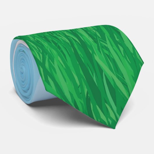 Golfball auf Gras Krawatte (Gerollt)