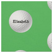 Golfball auf grünem Gewebe Stoff (Nahaufnahme)