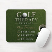Golfball auf grünem Golfplatz Mousepad (Mit Mouse)