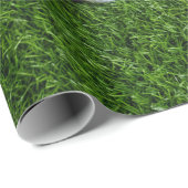 Golfball auf grünem Gras Geschenkpapier (Rolleneckpunkt)