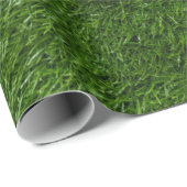 Golfball auf grünem Gras Geschenkpapier (Rolleneckpunkt)