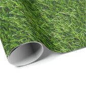 Golfball auf grünem Gras Geschenkpapier (Rolleneckpunkt)