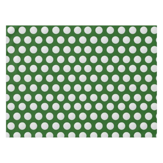 GOLFBALL auf grünem Gras Tischdecke (Vorderseite (Horizontal))