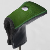 Golfball auf grüner Oberfläche Putter Golf Head Co Headcover (3/4 Vorderseite)
