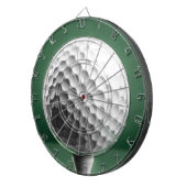 Golfball auf T-Shirt Dartscheibe (Vorderseite rechts)