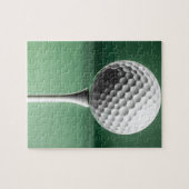 Golfball auf T-Shirt Puzzle (Horizontal)