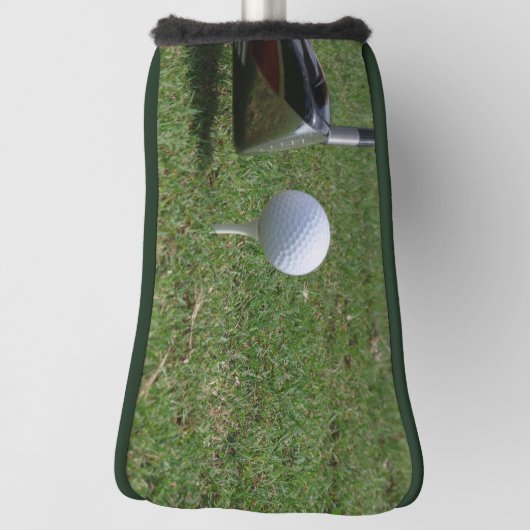 Golfball auf Tee Putter Golf Head Cover Golf Headcover (Rotieren 90)